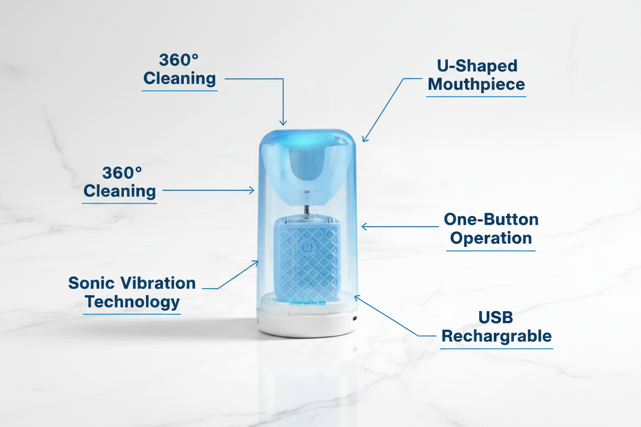 Rigora™ Smart 360° Ultrasonic Toothbrush